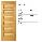 Ecuador Red Oak - Supplied Unfinished 78� x 24� x 1 3/8�  1981 x 610 x 35mm