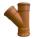 110mm Triple Socket Drain Branch 45�
