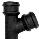 65mm x 112� Painted Cast Iron Round Downpipe Branch CI25JP